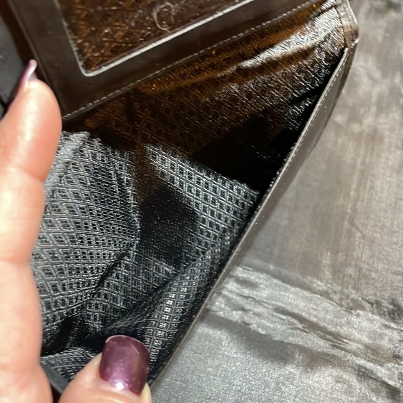 Vintage Black Leather wallet Byrnes and Baker black leather made in USA - Picture 5 of 8